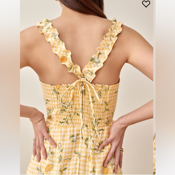 Reformation Montecito Linen Dress - Picture 3 of 7